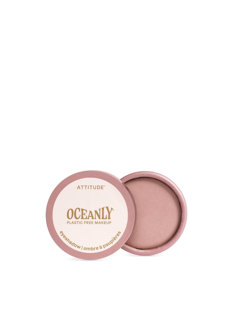 ATTITUDE Oceanly Eyeshadow, EWG Verified, Single Shimmer Cream Eyeshadow, Plastic-Free, Vegan Beauty and Makeup, Pretty in Pink, 0.16 Fl Oz