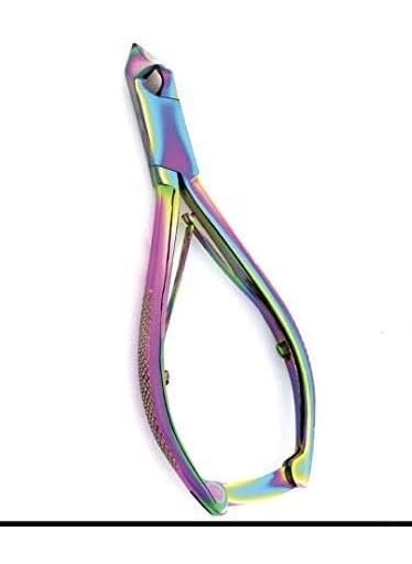 ProMax Titanium Toenail Nipper/Clippers-Thick Nail Nipper-Ingrown ToeNail Nipper-Ergonomic Handle Style Concave Jaw/Moon Shape Jaw Sharp Blades M- of High Grade Surgical Stainless Steel-5.5