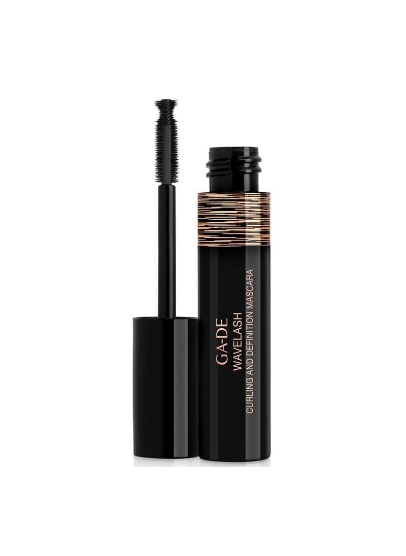 GA-DE Wavelash Curling and Definition Mascara - Instantly Thickens and Volumizes - Formulated with Wavemax for Dramatic Effect - Black - 0.49 oz