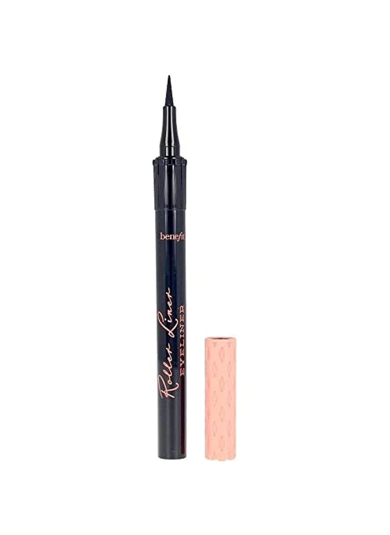 Benefit Roller Liner True Matte Liquid Eyeliner, Black, 0.03 Fl Oz