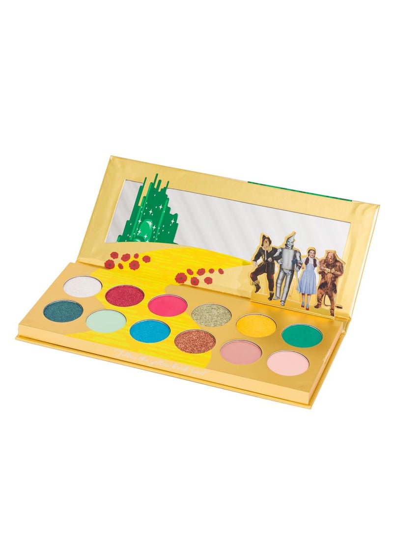 Mad BeautyWarner Brothers Wizard Of Oz Eyeshadow Palette | 85th Anniversary Limited Edition | 12 Shades in Matte, Shimmer & Glitter Finishes | Collectible Pop-Up Packaging