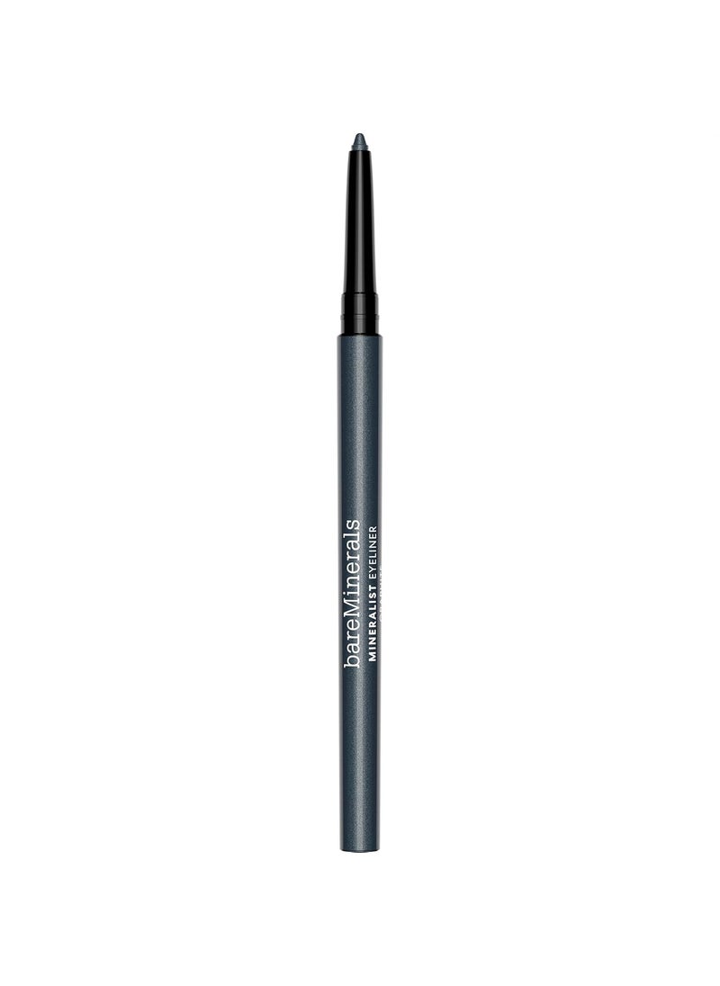 bareMinerals Mineralist Lasting Eyeliner, Mineral-Based Waterproof Eyeliner, Long-Lasting Blendable Color, Safe for Waterline, Retractable, Vegan