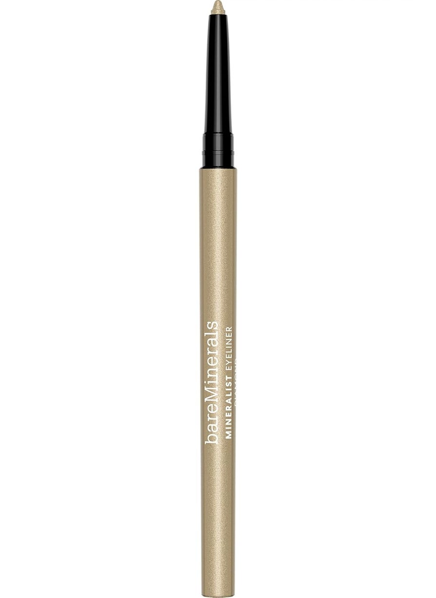 bareMinerals Mineralist Lasting Eyeliner, Mineral-Based Waterproof Eyeliner, Long-Lasting Blendable Color, Safe for Waterline, Retractable, Vegan