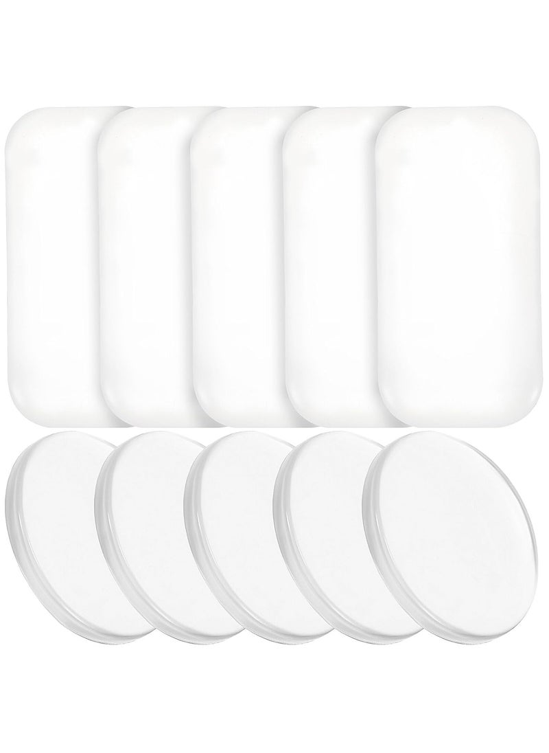 10pcs Lash Pads Eyelash Extensions Reusable False Eyelash Holders Soft Eyelash Extension Pads Eyelash Accessories Salon Home Use