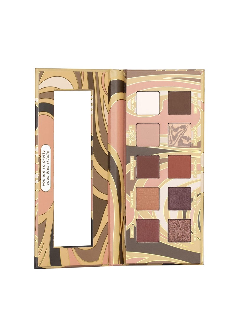 Pacifica Beauty, Cocoa Nudes Mineral Eyeshadow Palette, 10 Wearable Neutral Shades, Matte,Shimmer, Metallic, Eye Makeup, Longwearing and Blendable, Infused with Cocoa Butter, Vegan, Cruelty Free,Brown