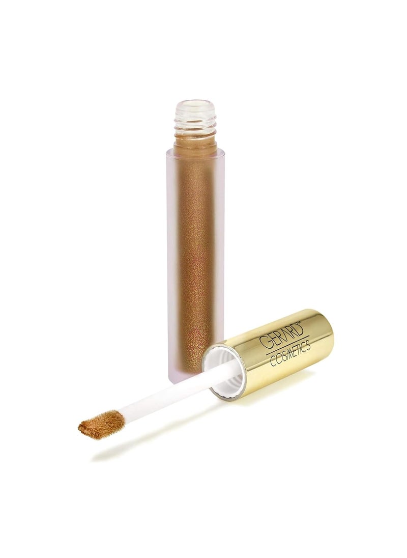 Gerard Cosmetics Metal Matte Liquid Lipstick Vegas, Matte Gold Lipstick Metallic Finish, Long Lasting with Gold Shimmer Finish, Hydrating, Cruelty Free & Made in the USA