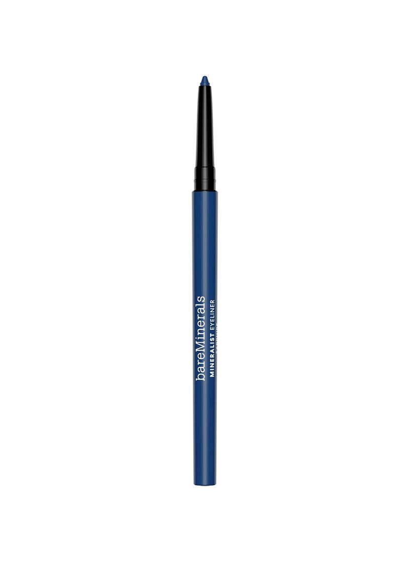 bareMinerals Mineralist Lasting Eyeliner, Mineral-Based Waterproof Eyeliner, Long-Lasting Blendable Color, Safe for Waterline, Retractable, Vegan