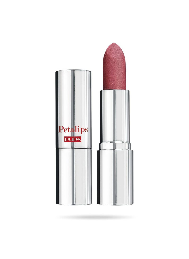 Pupa Milano Petalips Soft Matt Lipstick - Lightweight And Imperceptible - Provides Color With Buildable Intensity - Combines Comfort Of A Balm With A Matte Finish - 007 Delicate Lily - 0.123 Oz