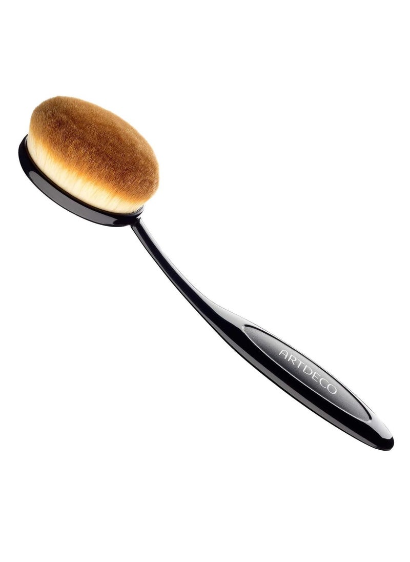 ARTDECO Medium Oval Brush - Premium Quality for Airbrush Finish, Suitable for Powder, Cream, and Liquid Formulas, Vegan-Friendly