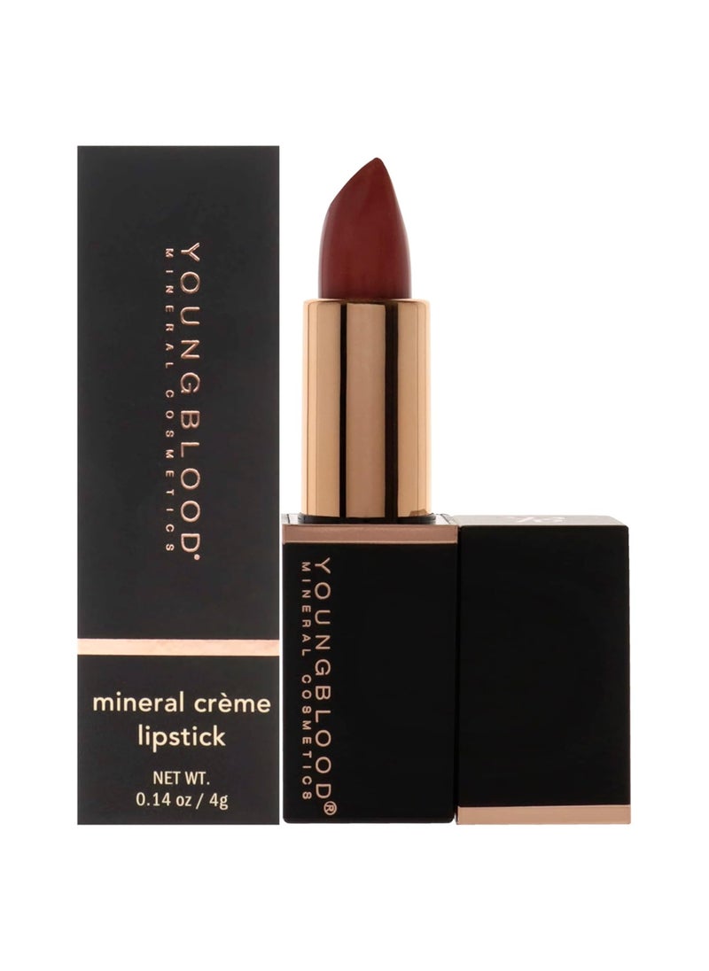 Youngblood Mineral Creme Lipstick - Smolder for Women - 0.14 oz Lipstick