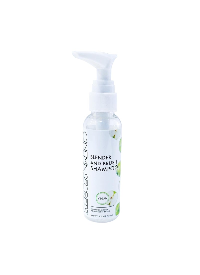 Cinema Secrets Vegan Makeup Brush Cleaner - Sponge & Makeup Brush Shampoo for Deep Cleansing - Removes Build-Up & Stains - Gentle & Cruelty-Free Beauty Tools Accessories