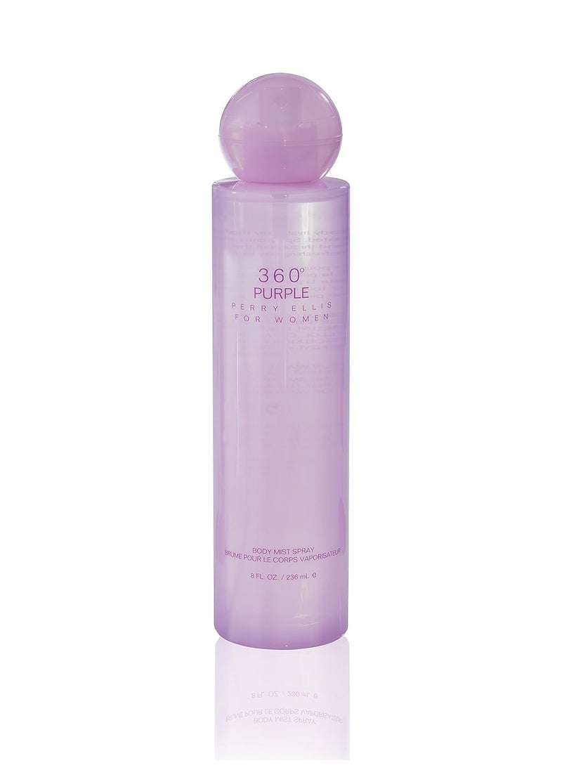 Perry Ellis 360 Purple for Women, 8.0 fl oz Body Mist