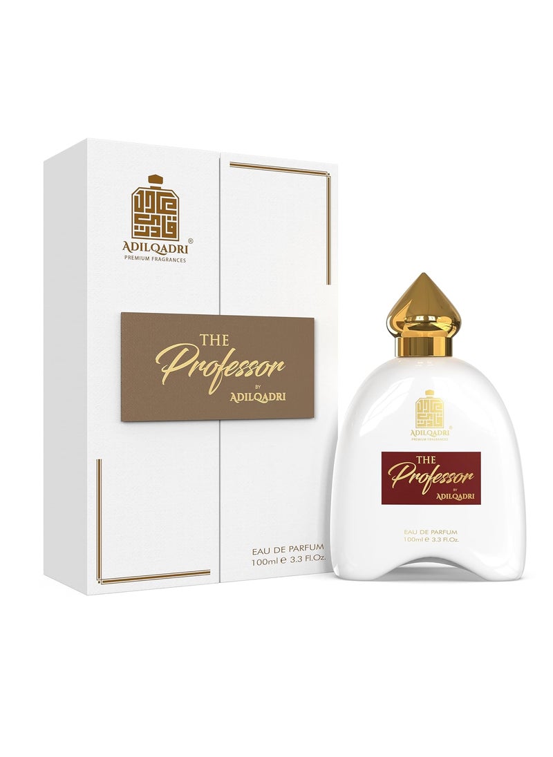 Adilqadri the Professor Eau De Parfum Long Lasting and Spicy Fragrance Special for Men Alcohol-free for All Occasions (100 Ml/3.3 Fl Oz)