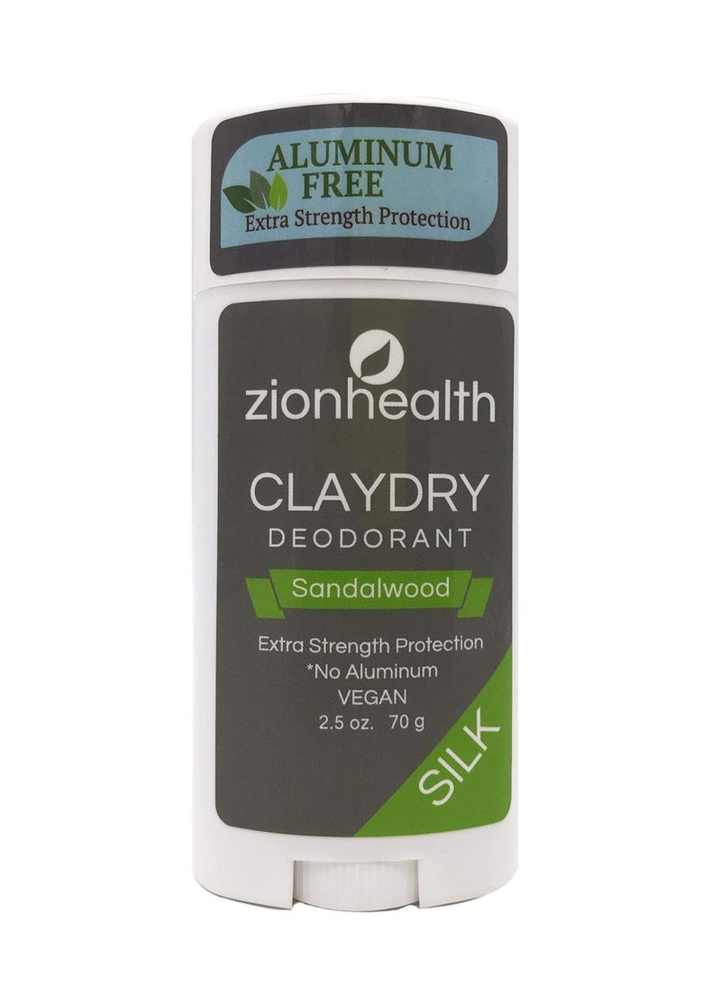 Clay Dry Silk Deodorant Stick 2.5 oz Sandalwood