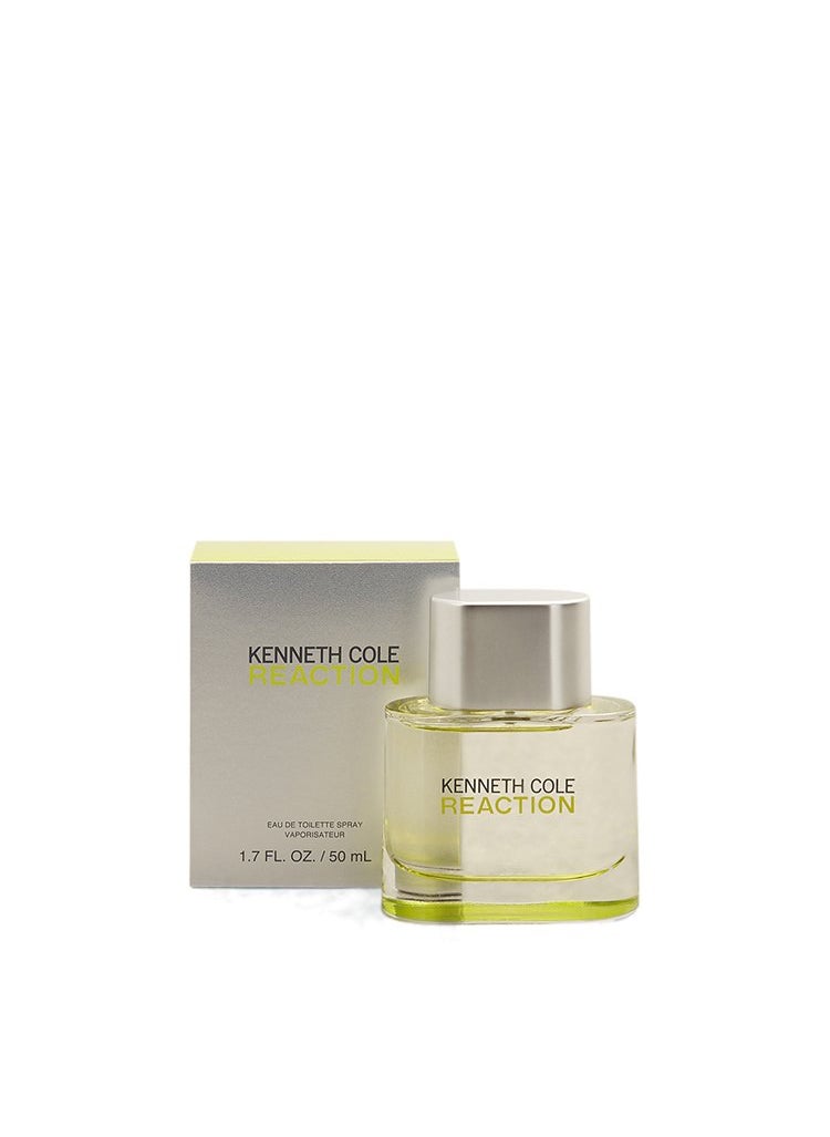 Kenneth Cole Reaction Eau de Toilette Spray Cologne for Men, Notes of Juicy Lime, Crisp Green Apple, Patchouli, Citrus Green Woody Fragrance, Fresh & Energetic Scent