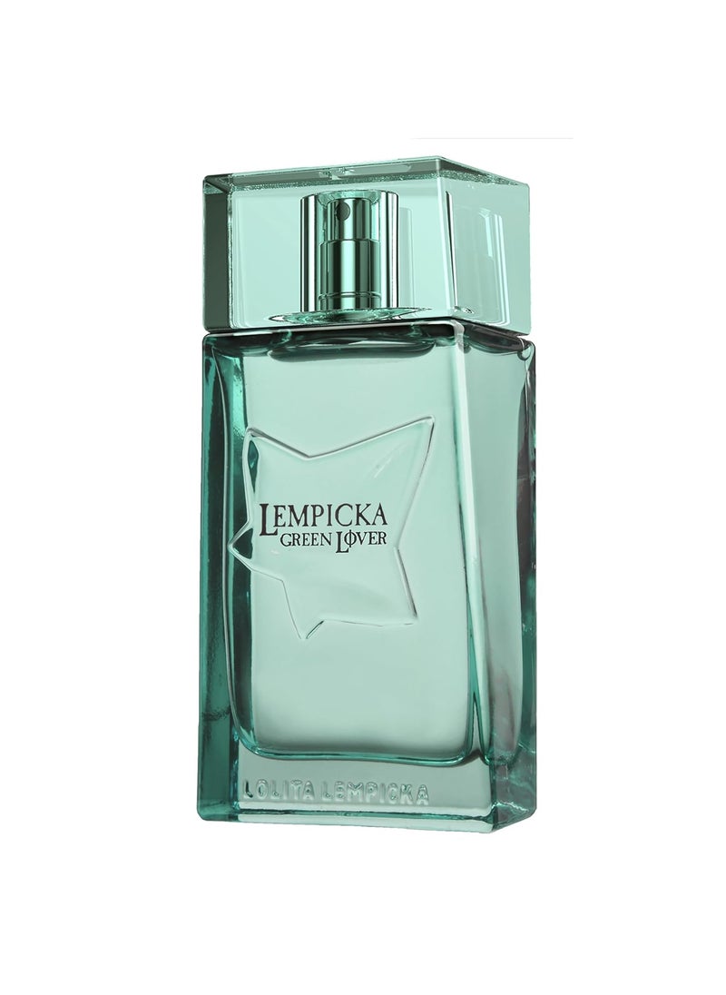Lolita Lempicka Green Lover Eau De Toilette Spray for Men - Fresh Masculine Scent w/Notes of Gin, Juniper, & Peppermint - Ideal for Daily Wear and Special Events