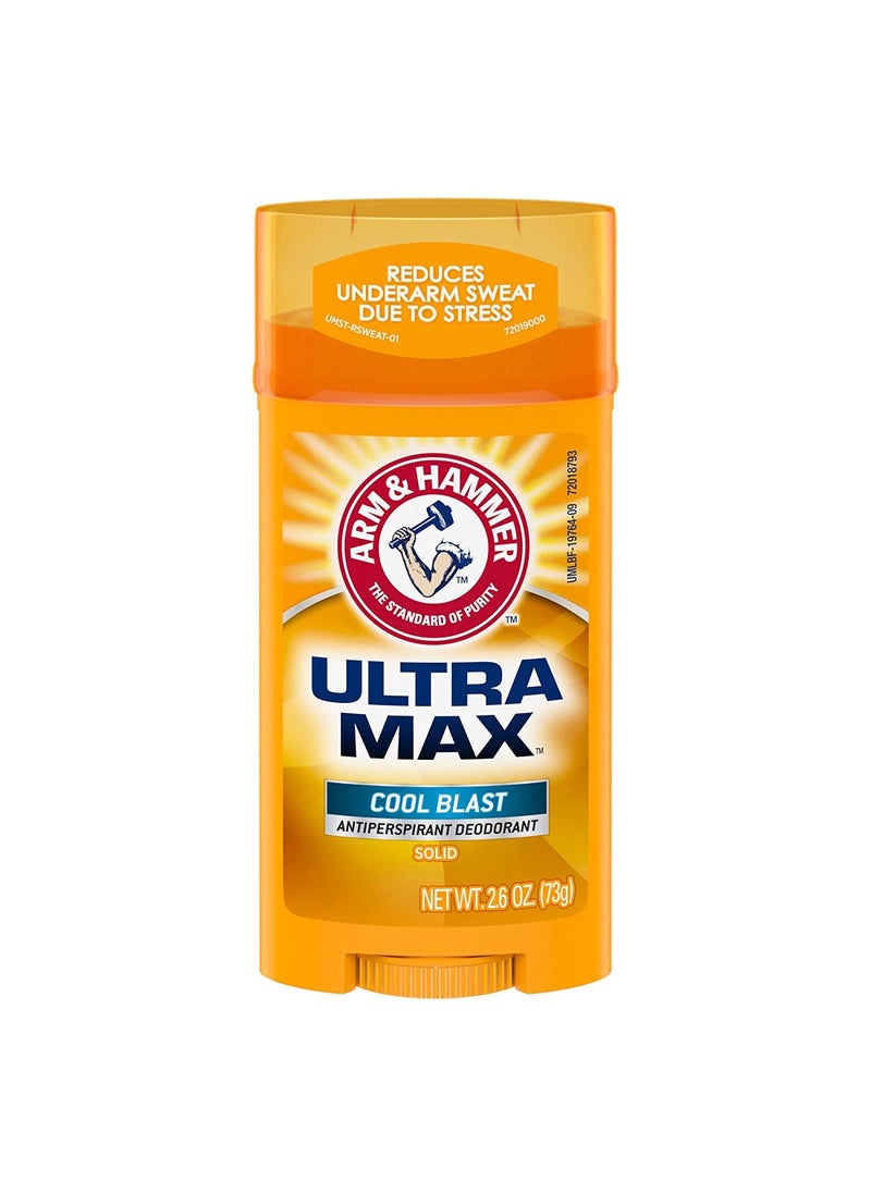 Arm & Hammer Deodorant 2.6 Ounce Solid Ultra Max Cool Blast (76ml)