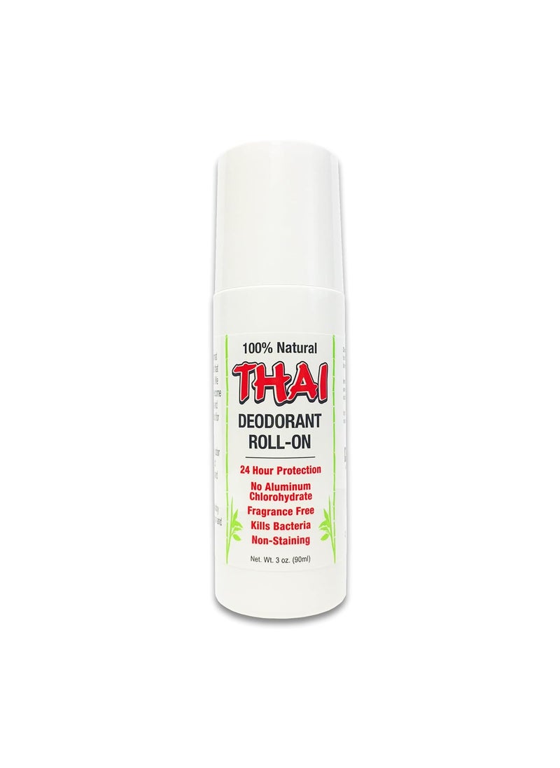 Thai Deodorant Stone Thai Crystal Mist Roll On Deodorant, 3 Oz