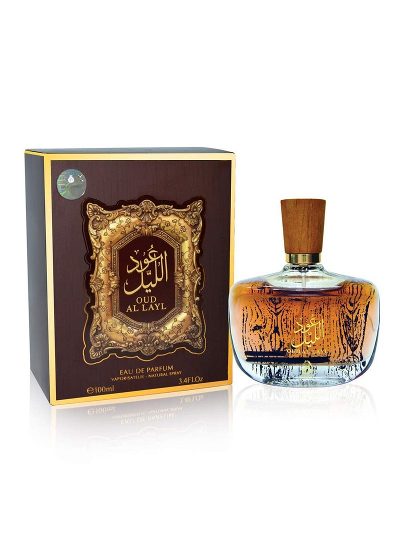 Oud Al Layl Perfume - Eau de Parfum Spray - Sweet Fruity & Floral Fragrance for Women & Men - 100 ml