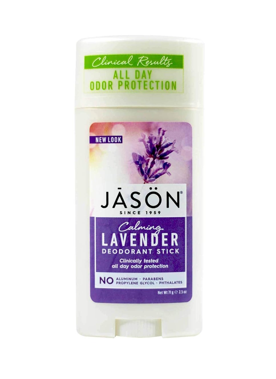 JASON Calming Lavender Deodorant Stick, 2.5 Ounce Sticks (Pack of 3)