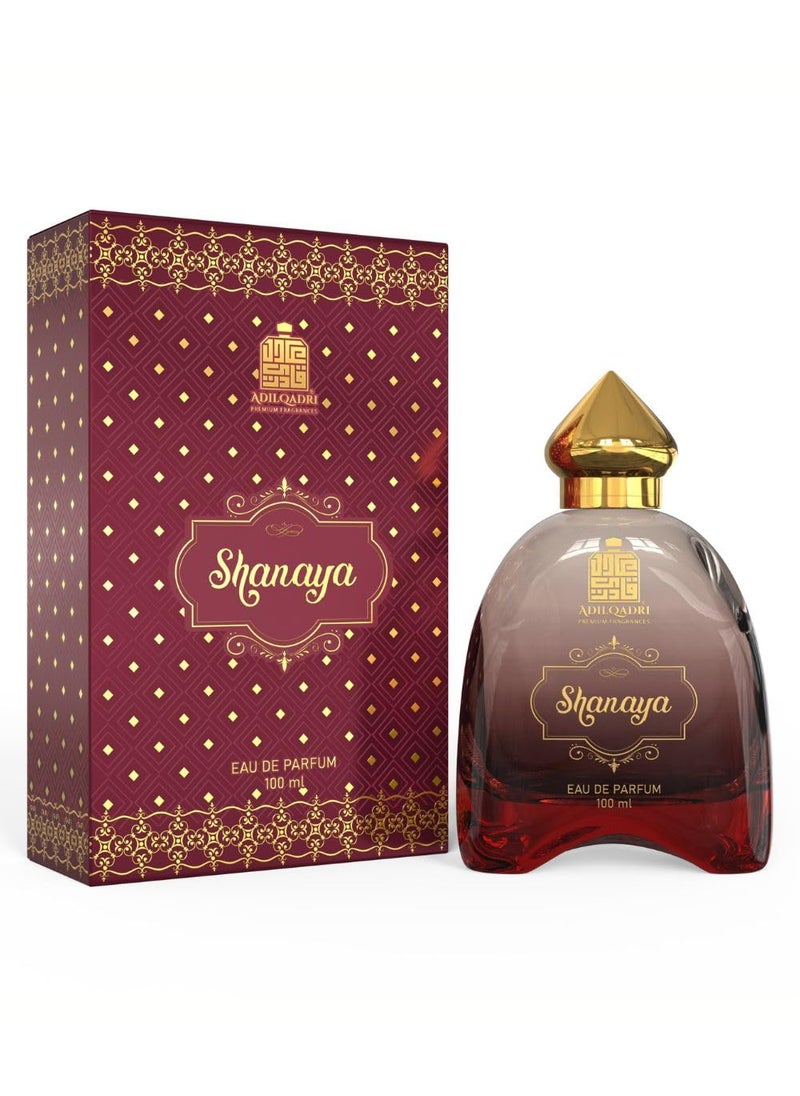 Adilqadri Shanaya Eau De Parfum Natural Long Lasting Fragrance Sweet and Chocolatey Fragrance for Men & Women for All Occasions (100 Ml/3.3 Fl Oz)