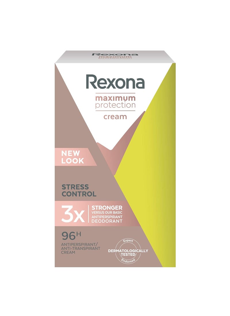 MAXIMUM PROTECTION stress control deo crema 45 ml