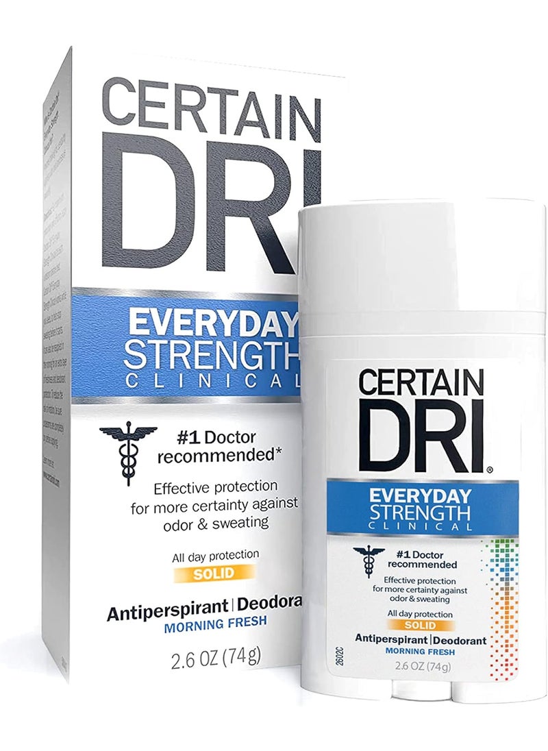 Certain Dri A.m Solid Antiperspirant/Deodorant 2.6 Oz (2 Pack)