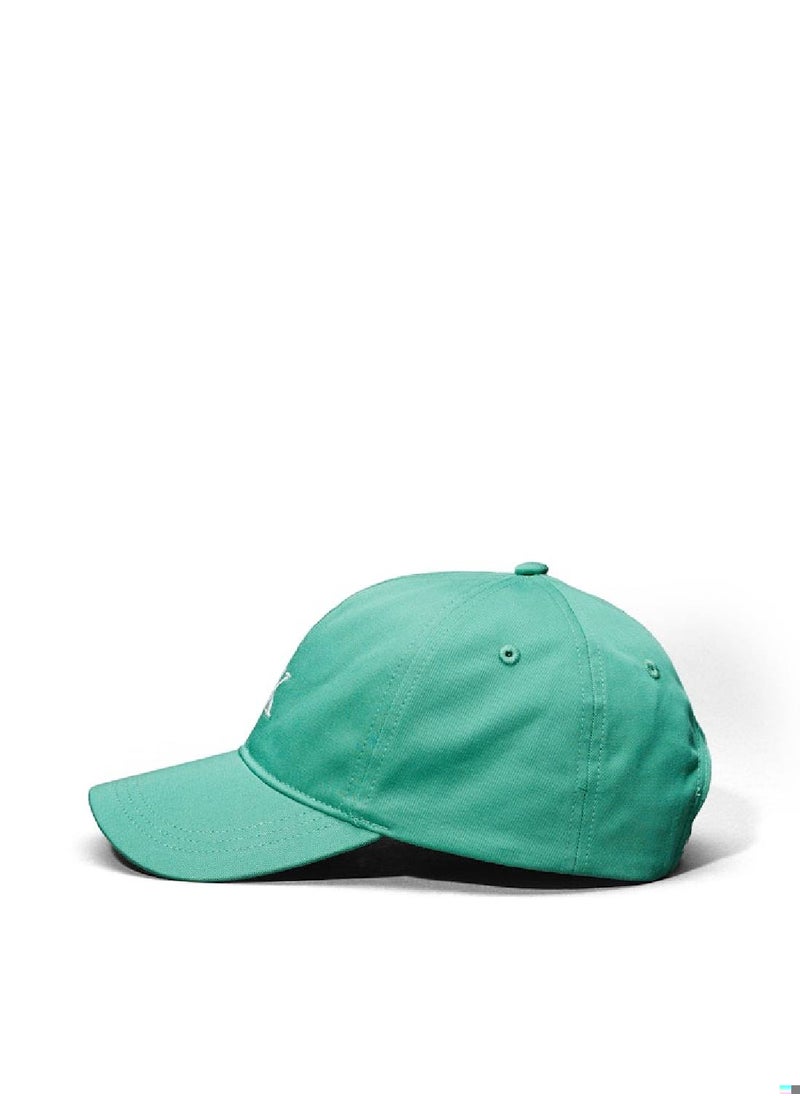 Kids' Cotton Monogram Cap - Cotton, Green