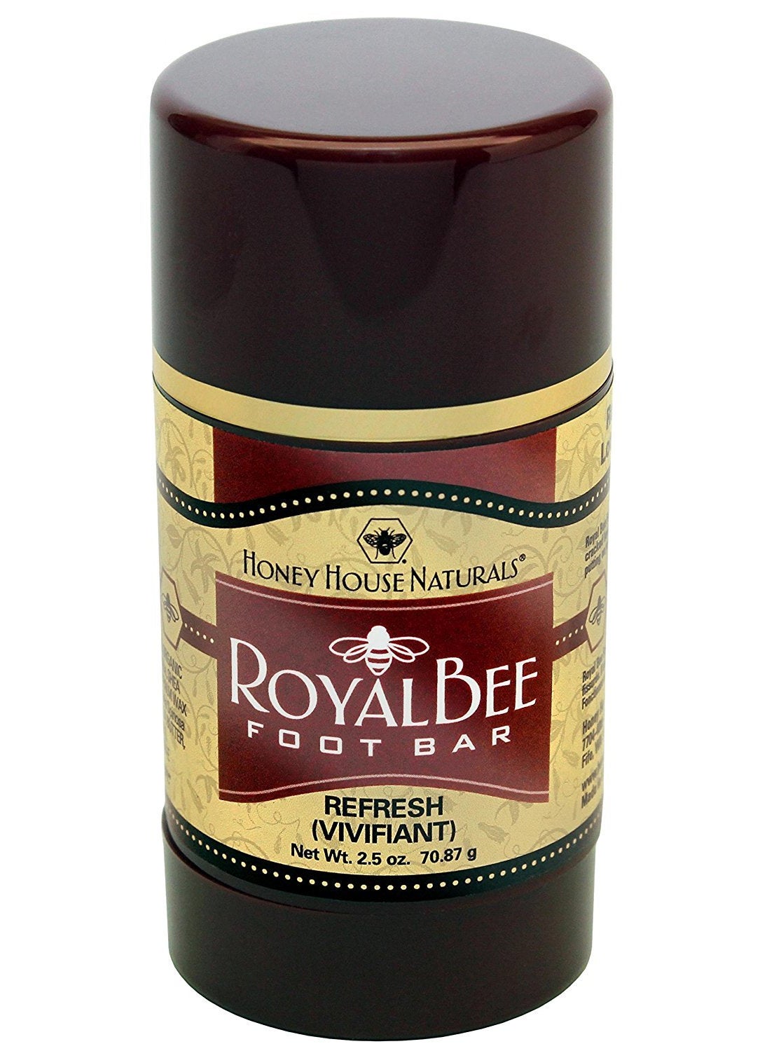 Honey House Naturals Royal Bee Foot Bar, Refresh