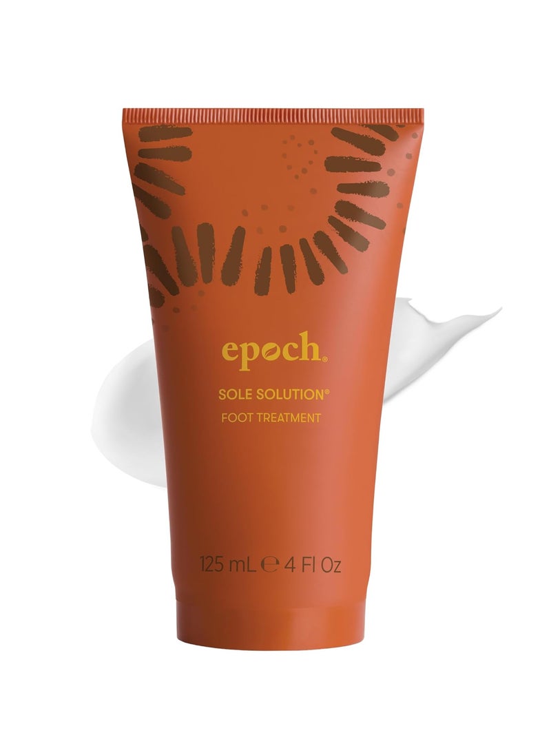 Nu Skin Epoch Sole Solution | Effective Foot Cream for Dry Cracked Heels and Feet | Foot Care with Urea Cream for Feet | Repair Foot Health | Moisturizer & Lotion for Clean Feet | 4 Fl Oz | 1 Pack