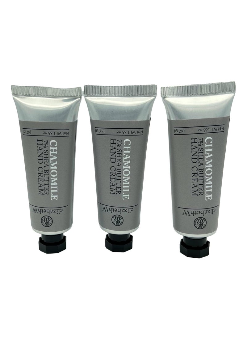 elizabeth W elizabethW, Chamomile Hand Cream, 1.68 Ounce (Set of 3) White