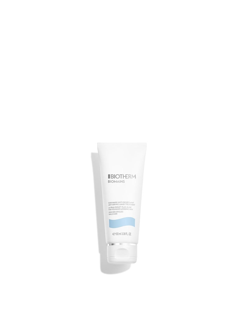 Biotherm Biomains Age-delaying Cream For Hands & Nails, Hand Cream, Smoothes And Softens Hand Skin For Younger Looking Hands, Powered By Biotech Plankton, Vitamin E And Panthenol, 3.4 Fl. Oz.