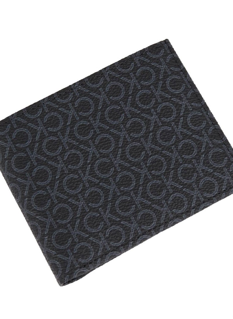 Men's Logo Billfold Wallet - Polyester Blend, Black