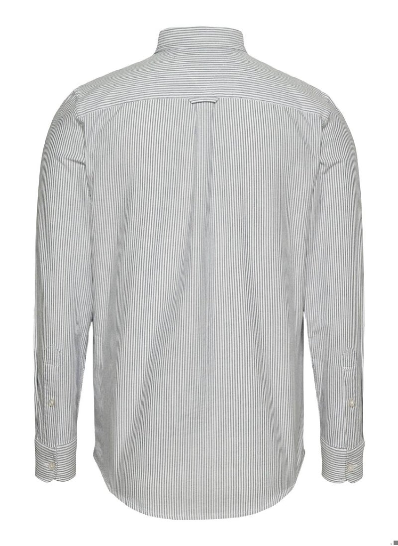 Men's Slim Oxford Shirt - Cotton, White