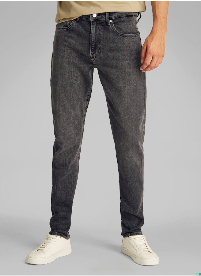 Men's Slim Taper Jeans - Cotton, Black