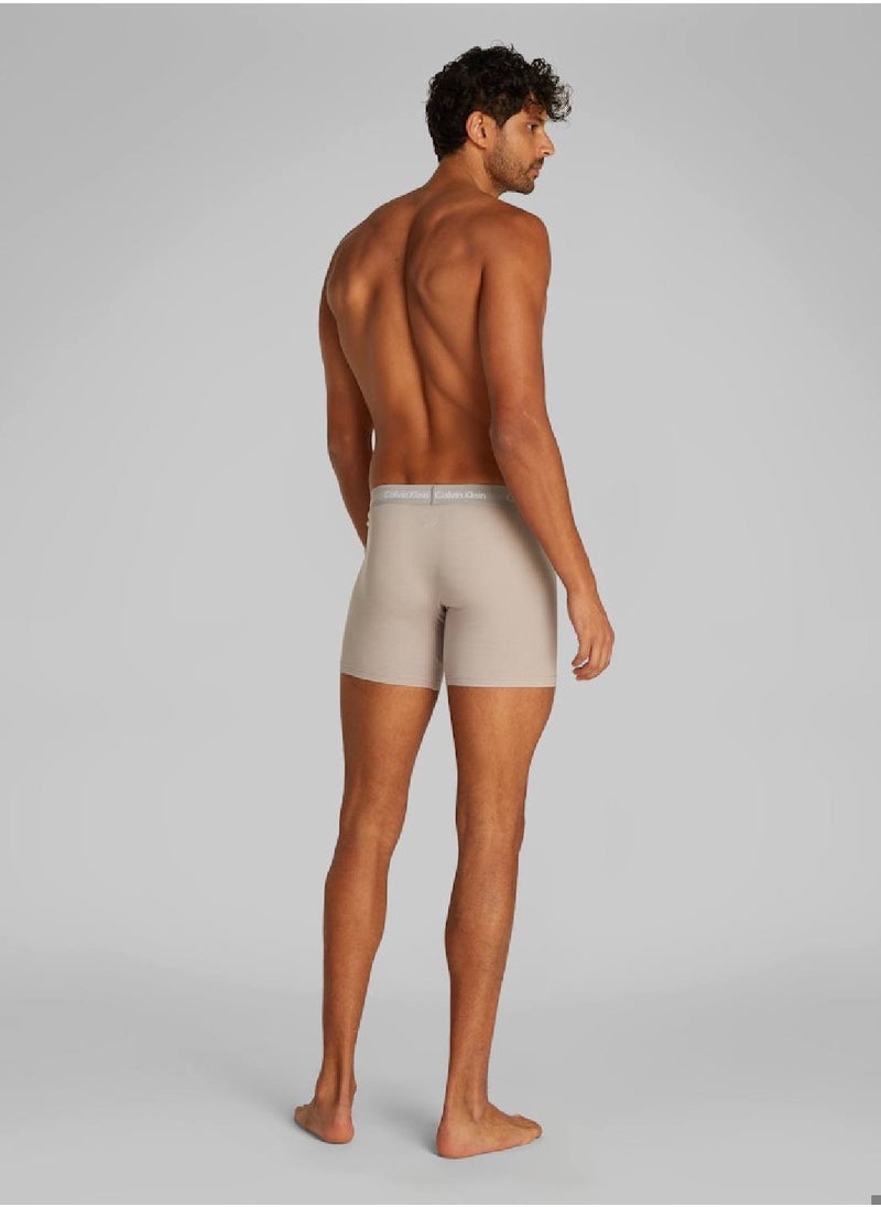 Men's 3 Pack Boxer Briefs - Cotton, Multicolour