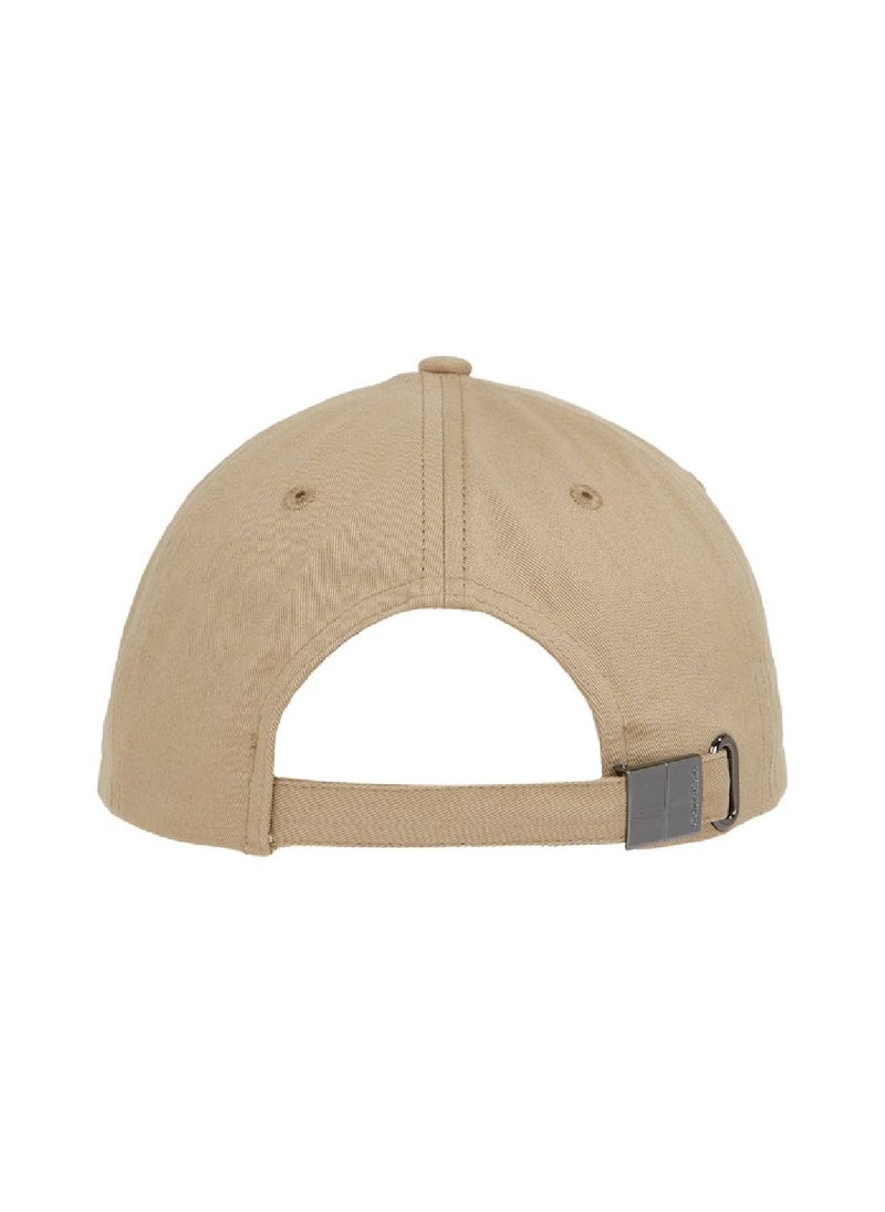 Men's  Twill Cap - Cotton, Beige