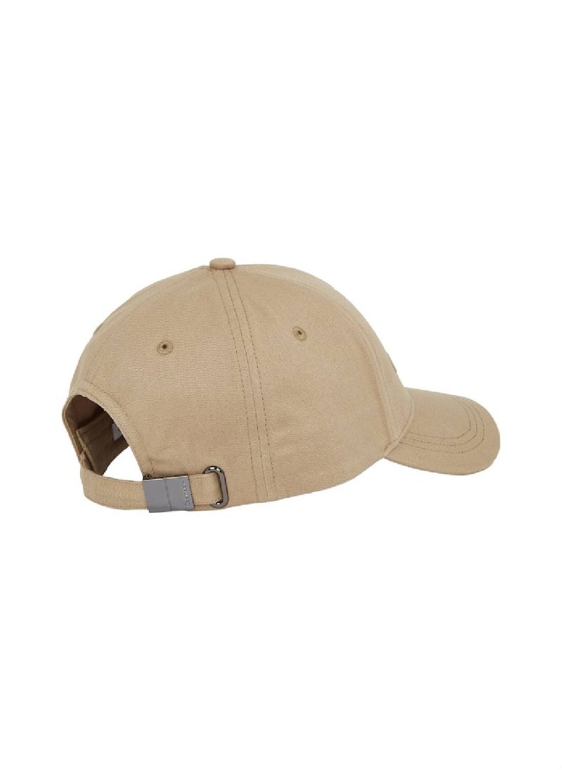 Men's  Twill Cap - Cotton, Beige