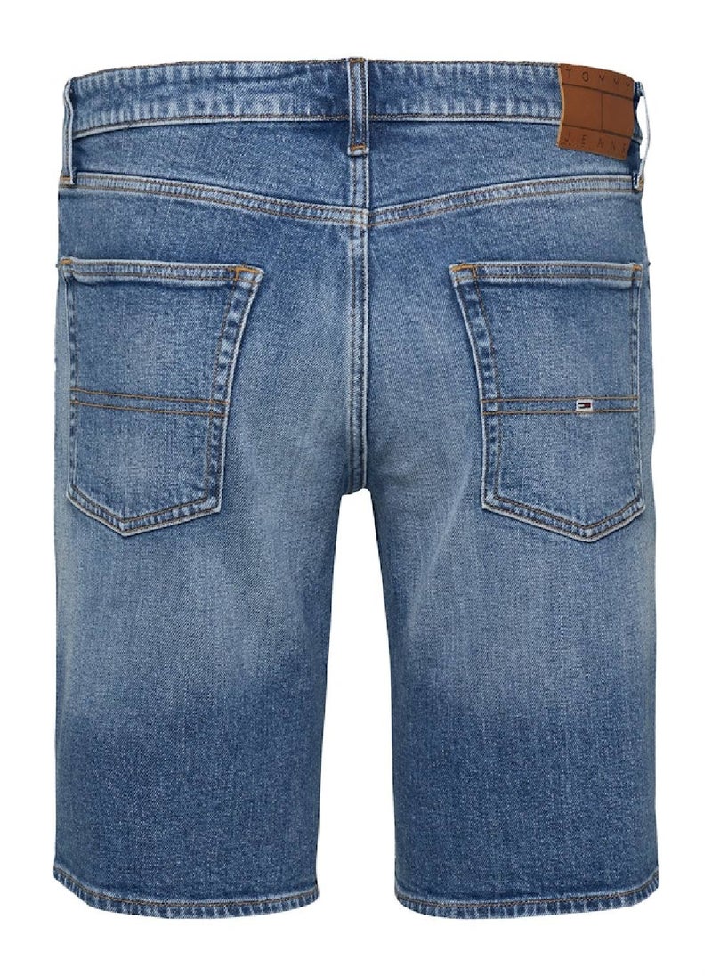 Men's Scanton Slim Denim Shorts - Cotton, Blue