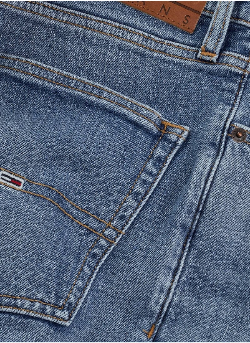 Men's Scanton Slim Denim Shorts - Cotton, Blue