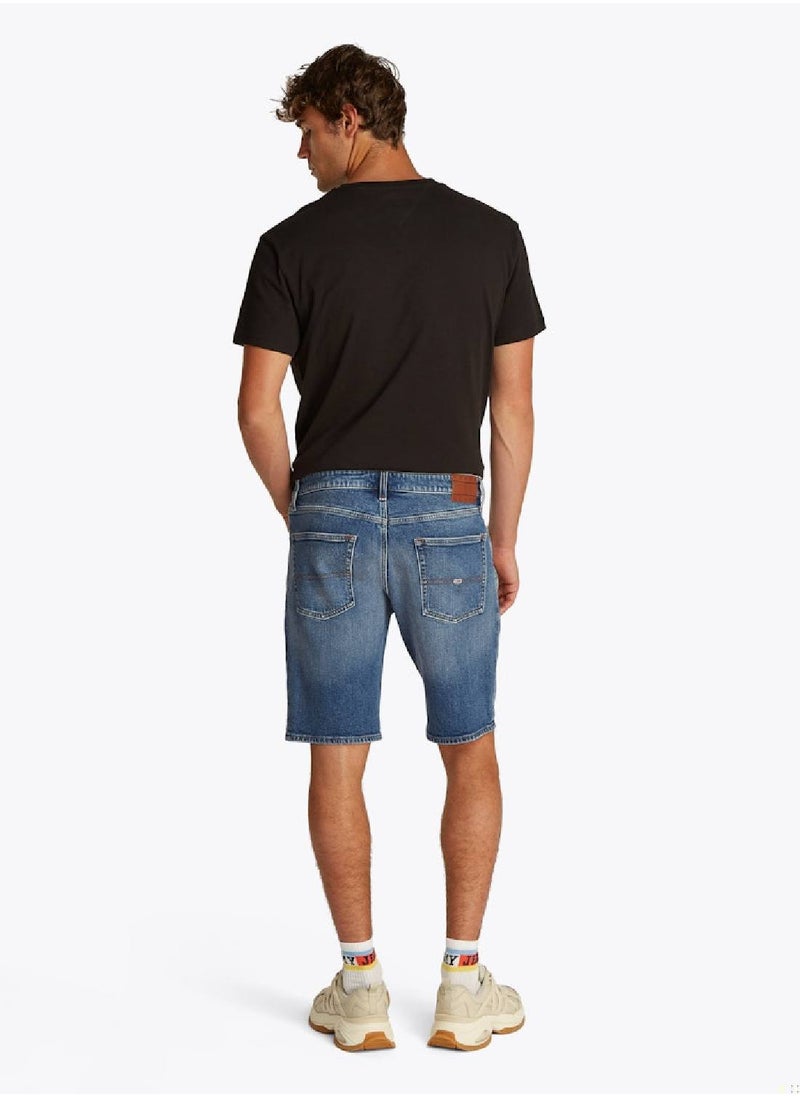 Men's Scanton Slim Denim Shorts - Cotton, Blue
