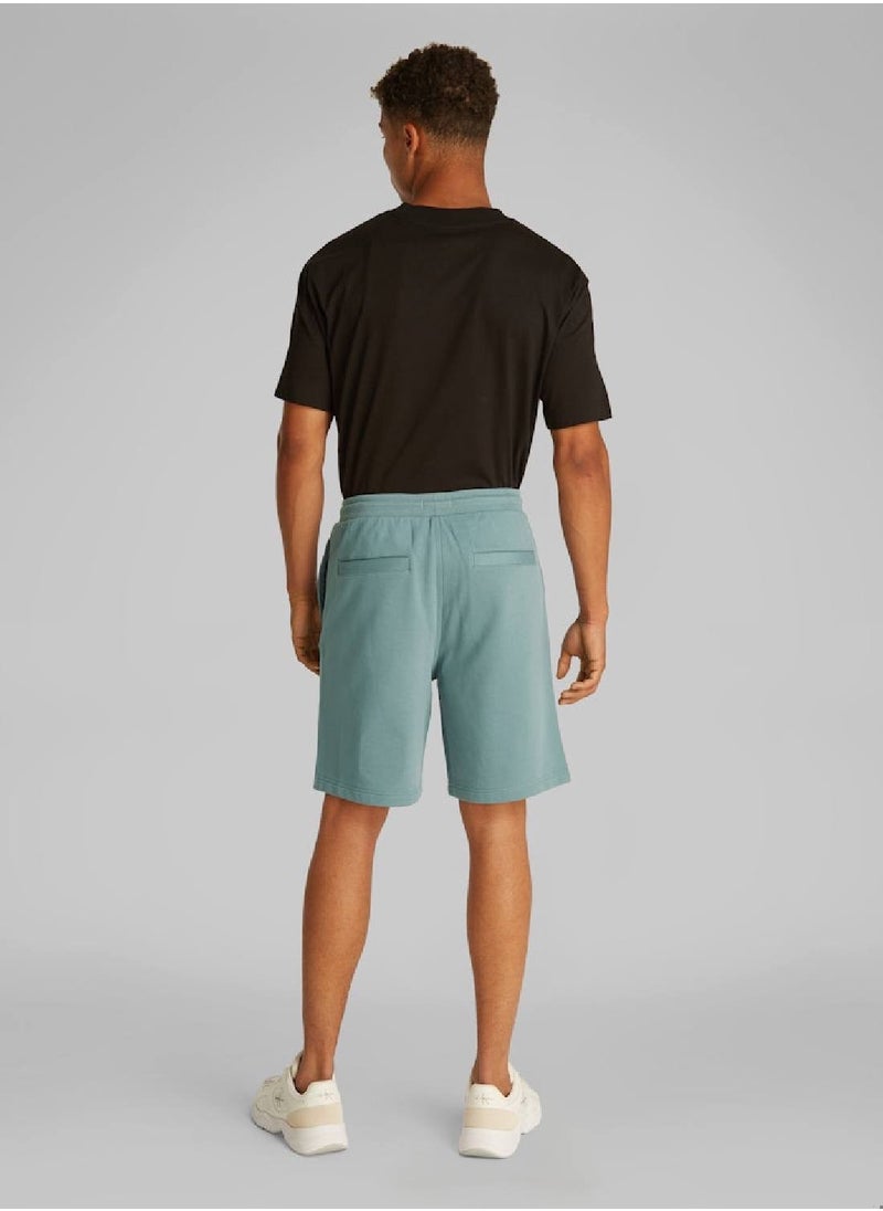Men's Graphic Sweatshorts - Cotton, Blue