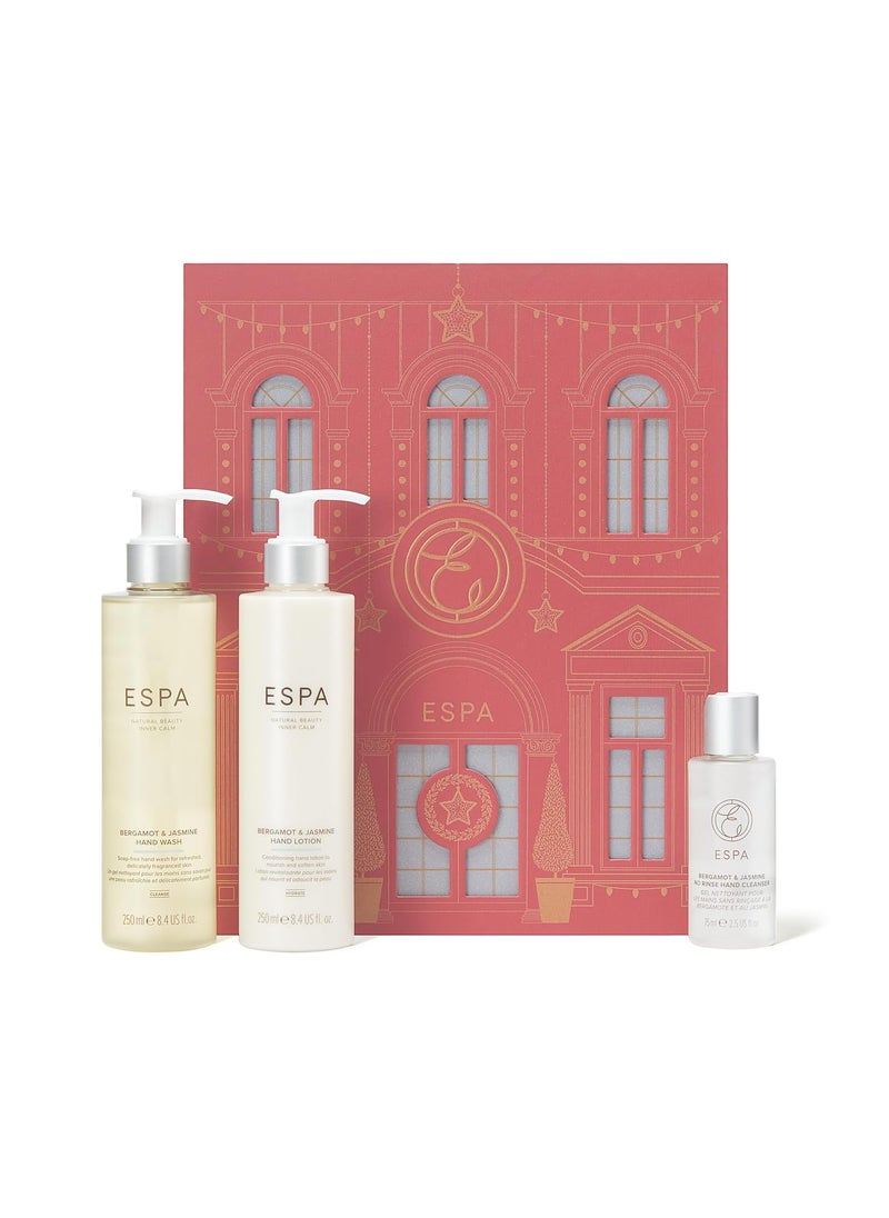ESPA | Handcare Collection | Includes Hand Wash, Hand Lotion and No Rinse Cleanser