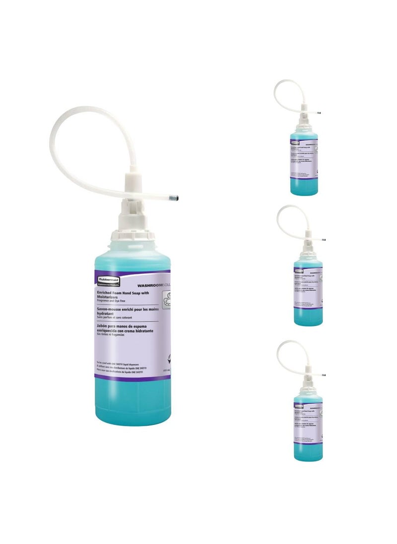 Rubbermaid Commercial Enriched Foam Hand Soap (Pack of 4) Package May Vary