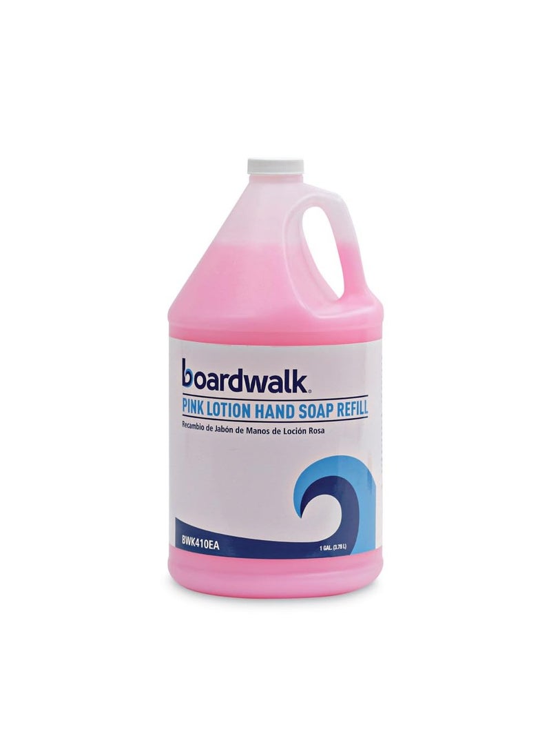Boardwalk 1807-04-GCE00 1 Gallon Cherry Scent Mild Cleansing Pink Lotion Soap (4/Carton)