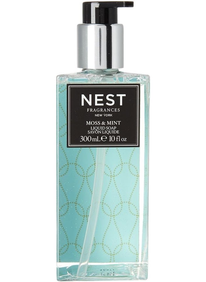 NEST Fragrances Scented Liquid Hand Soap- Moss & Mint , 10 fl oz
