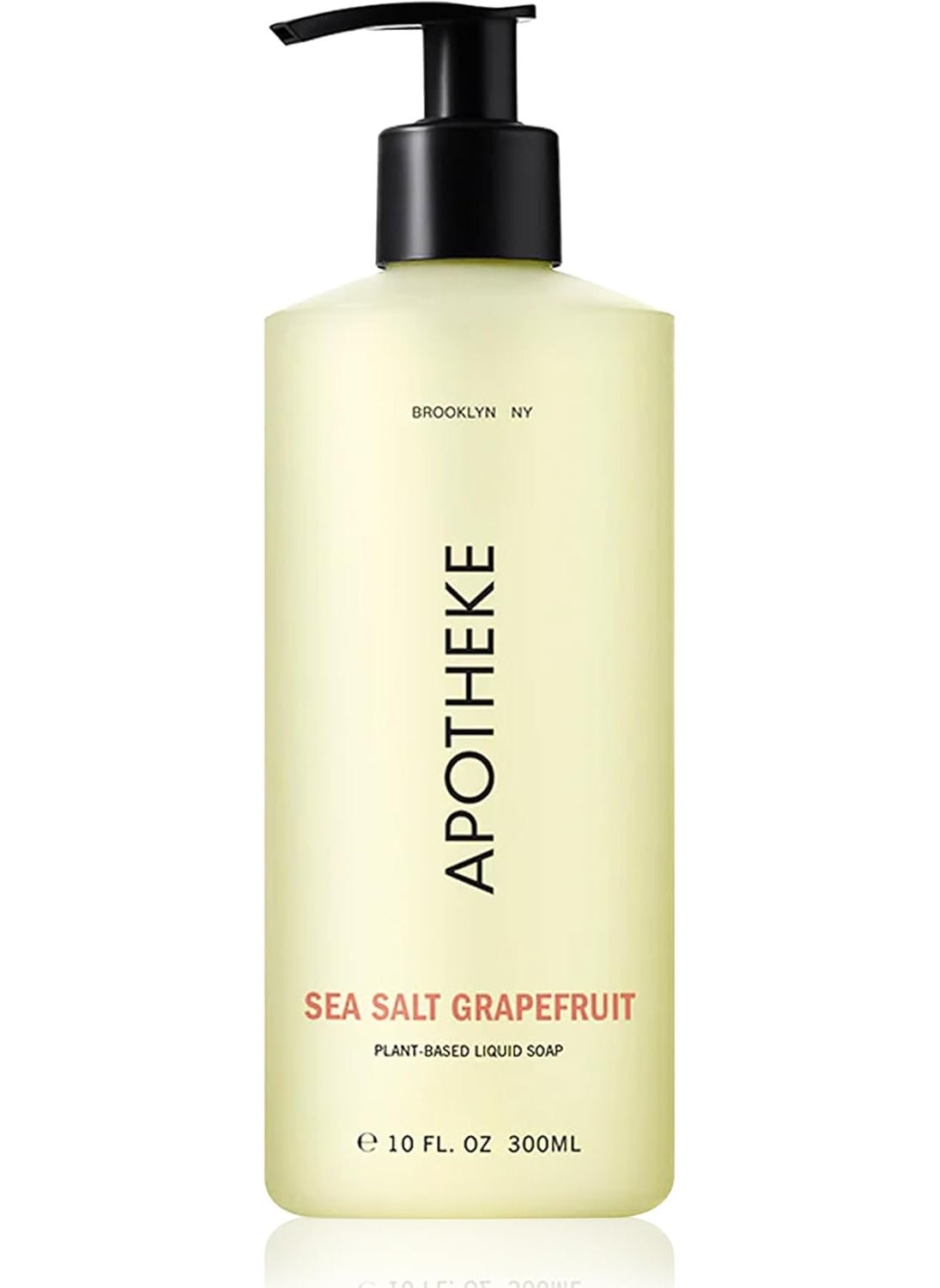 APOTHEKE Liquid Hand Soap, Sea Salt Grapefruit (10 Fl Oz) - Hydrating Hand Wash with Natural Coconut & Aloe Vera