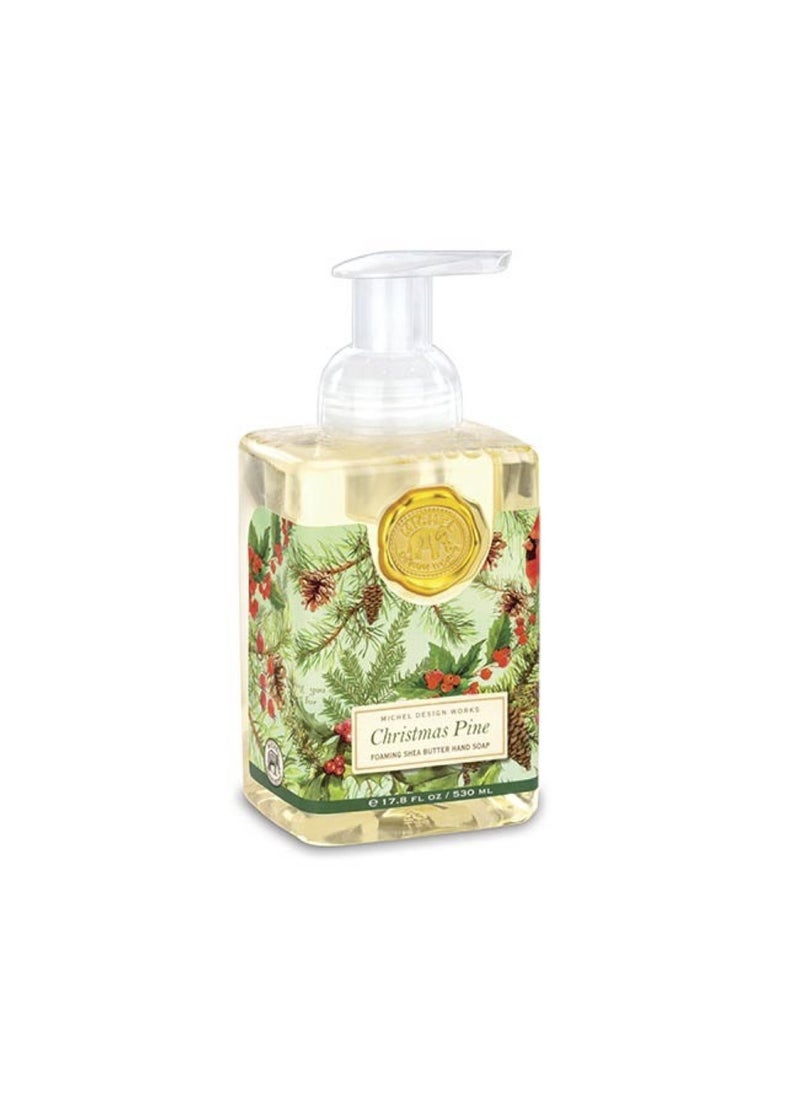 Michel Design Works Scented Foaming Hand Soap, Christmas Pine, 17 Fl Oz