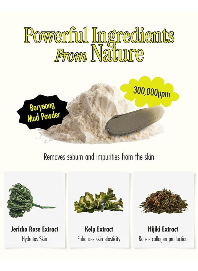 Recovery Mud Mask, Relief Mud Mask for Face & Body,Deep Cleansing & Hydrating Clay Mask, Deep Pore Cleanser  Face & Body Mask, Nature-Derived Ingredients, 75ml