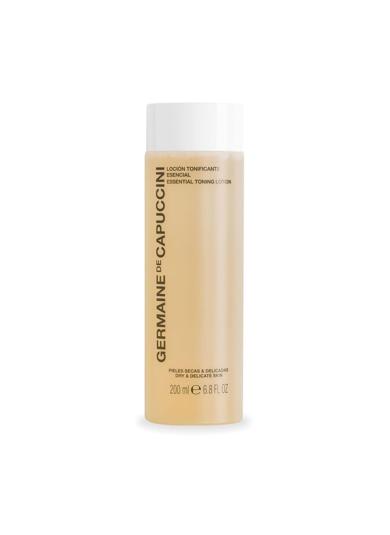 GERMAINE DE CAPUCCINI - Options I Essential Toning Lotion - Facial Toner Helps Remove Any Residue of The Cleanser and Returns The PH Back to The Skin - for Dry & Delicate Skin - 6.8 FL OZ